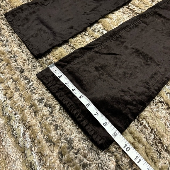 Citizens of Humanity Lilah High Rise Velvet Bootcut Pant Pony Dark Brown Size 27 - Picture 15 of 15